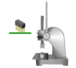 Установка разъема PRESS-FIT